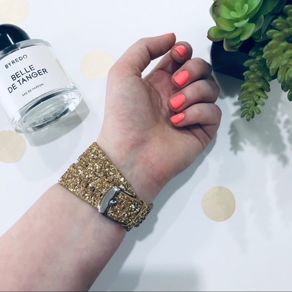 {DANI} Apple Watch Band / double wrap gold glitter - Picture 6 of 8